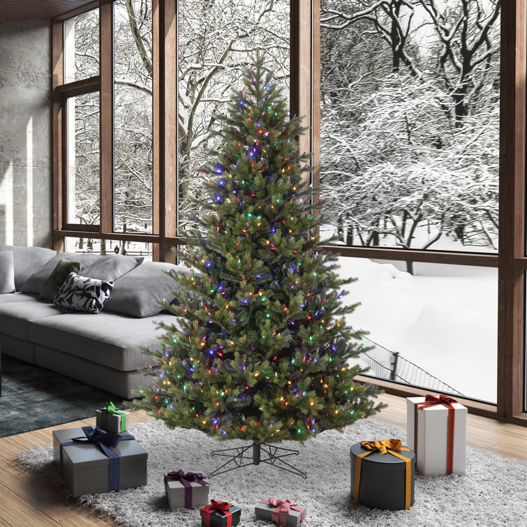 Vickerman Künstlicher Weihnachtsbaum 3 Fuß – Mit 100 Warmweißen LED-Lichtern, Frasier Tanne